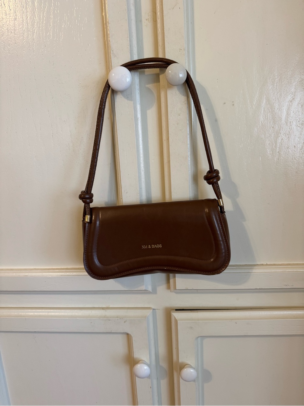 Brown Leather Shoulder Bag